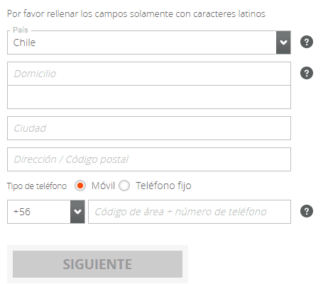 poner datos payoneer