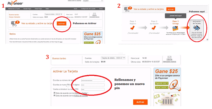 proceso aprobación payoneer