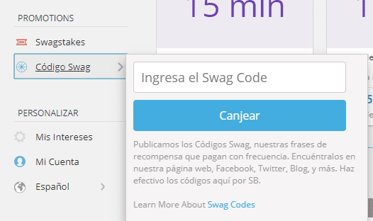 codigo swagbucks