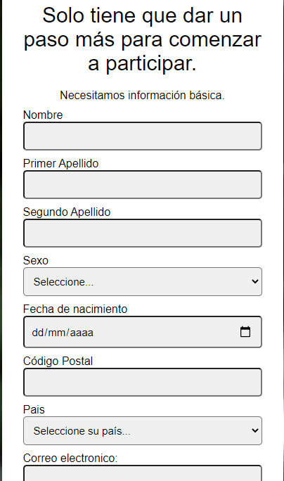 registro survey work