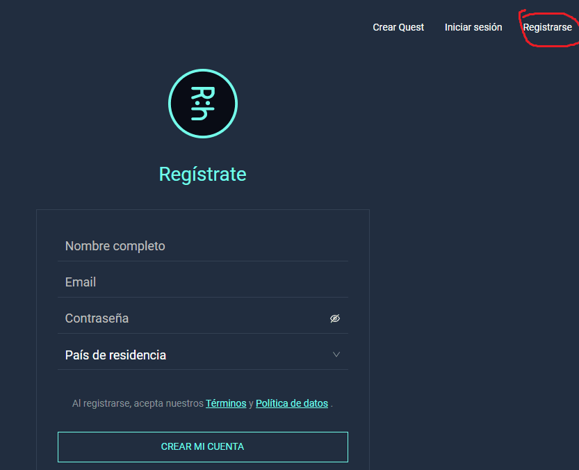 reviewhunt como registrarse