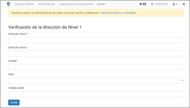 LocalBitcoins verificacion parte 3