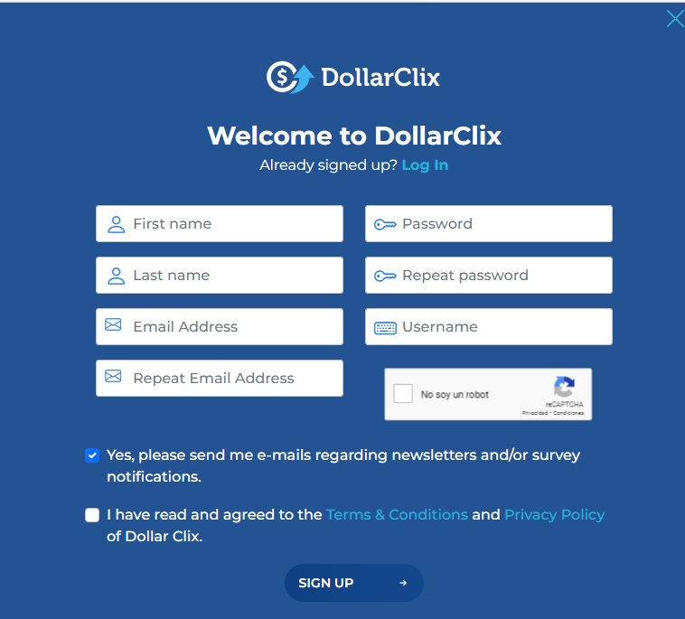 dollarclix registro