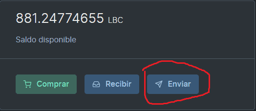 retirar ganancias lbry lbc