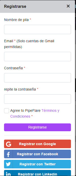 registro pipeflare