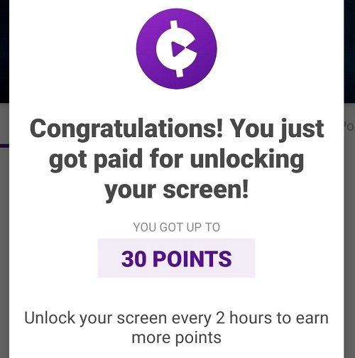 ganar dinero por desbloquear la pantalla