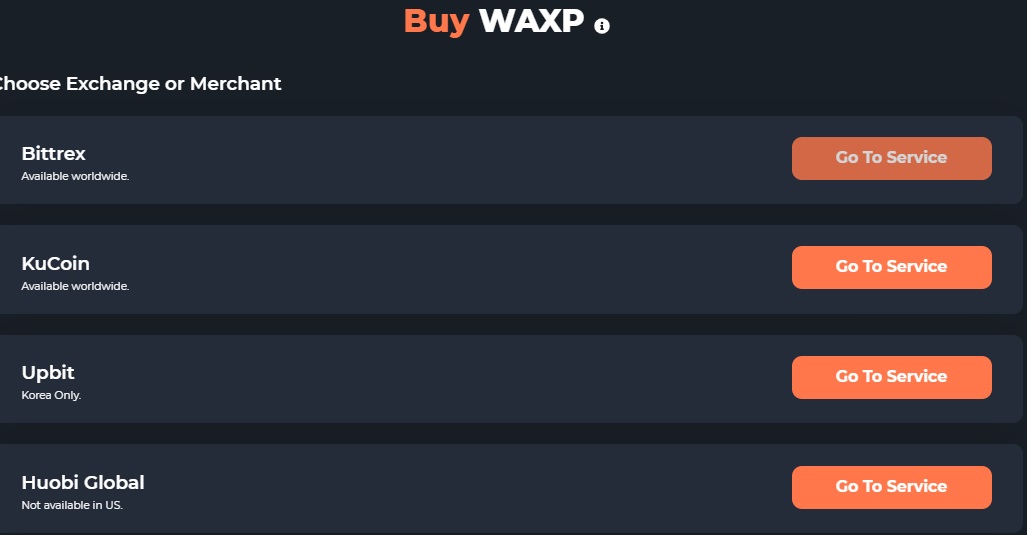 wax wallet buy