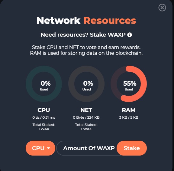 wax wallet resources