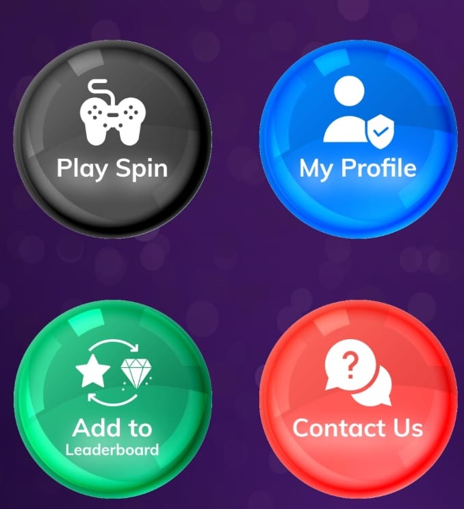 Spin the Wheel menus