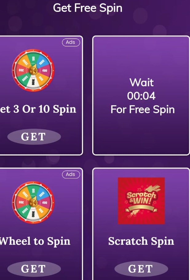 Spin the Wheel obtener mas giros