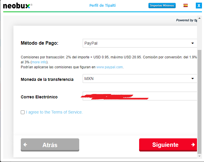 neobux retirar dinero parte 5 tipalti