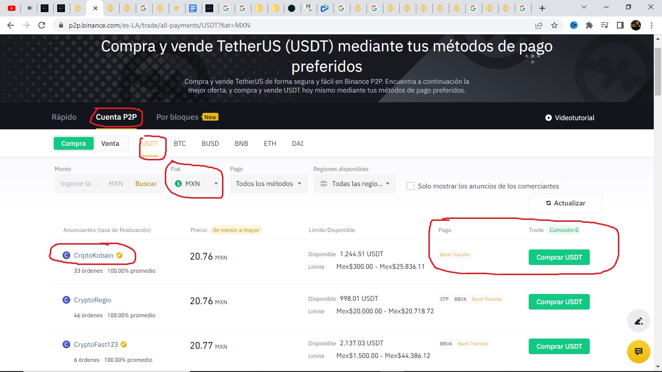 binance comprar criptomonedas en p2p