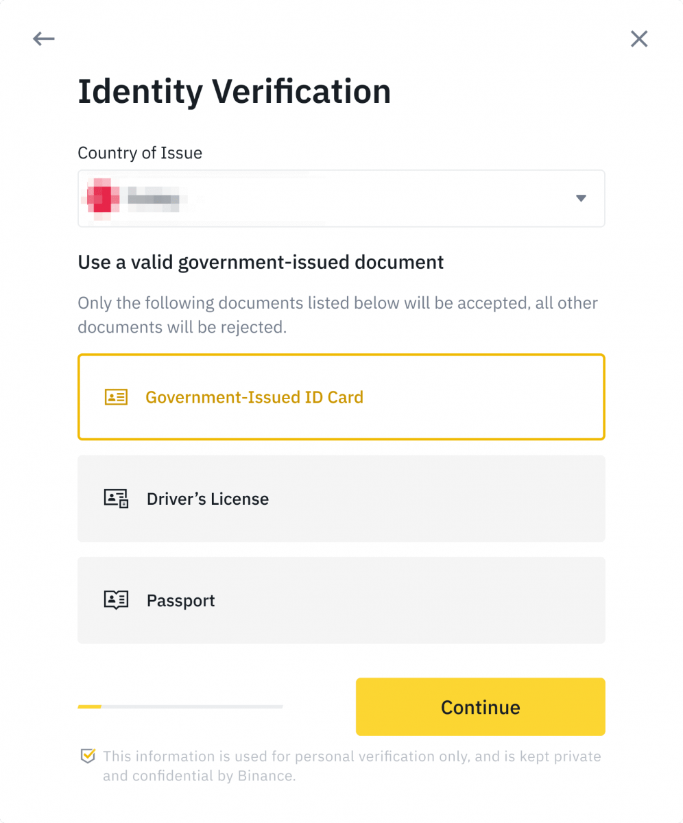 binance verificacion