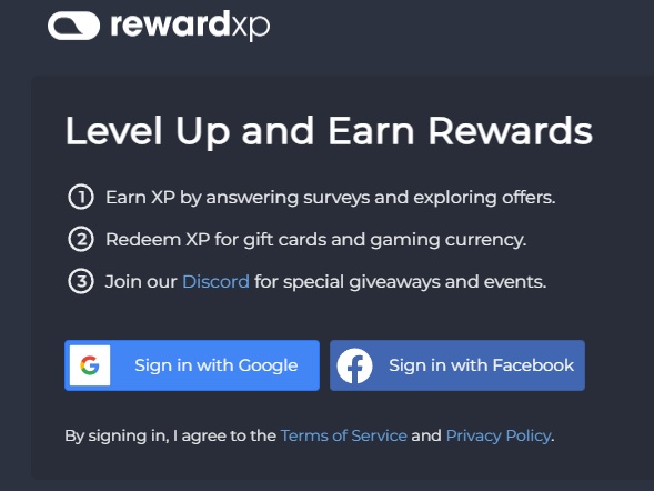 ganar dinero reward xp registro