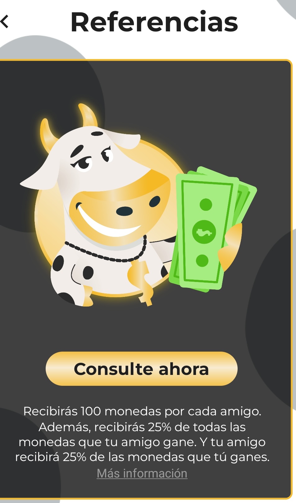 cash cow sistema de referencias