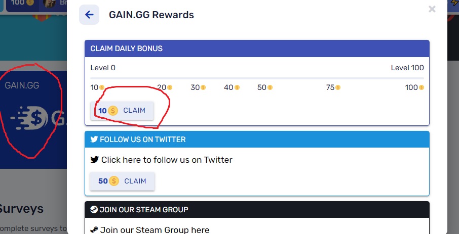 gain.gg rewards
